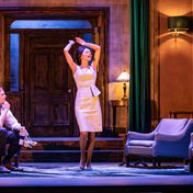 Ben Hall as Nick and Leah Haile as Honey in Edward Albee’s Who’s Afraid of Virginia Woolf?