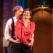 Ben Hall as Nick and Katy Stephens as Martha in Edward Albee’s Who’s Afraid of Virginia Woolf?