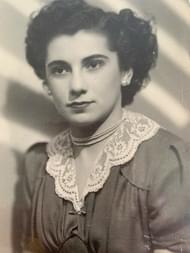 Black and white photograph of Marie Ollive