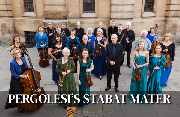 Performers gathered outside a venue holding their instruments