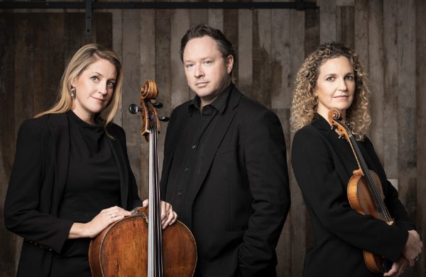 The performers looking at the camera