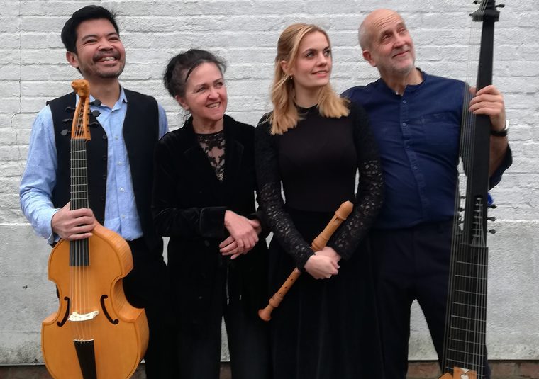 Performers holding their instruments