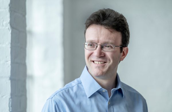 Performer looking at camera