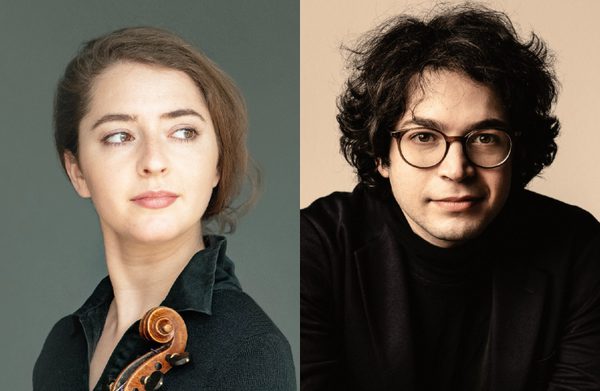 The performers looking at the camera