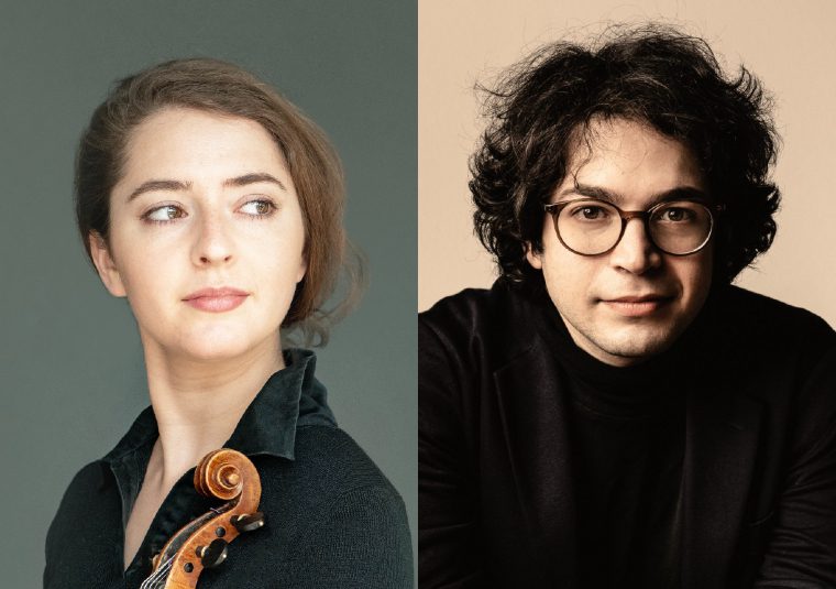 The performers looking at the camera