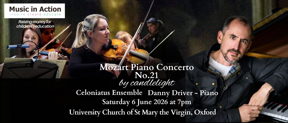 The performer and an orchestra