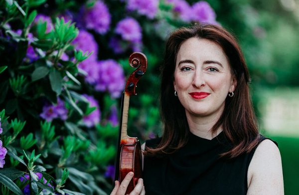 Performer in a garden