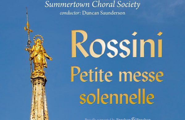 A golden statue with the title treatment to the right of the screen