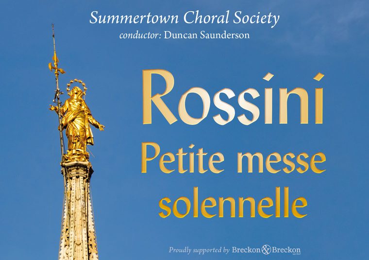 A golden statue with the title treatment to the right of the screen