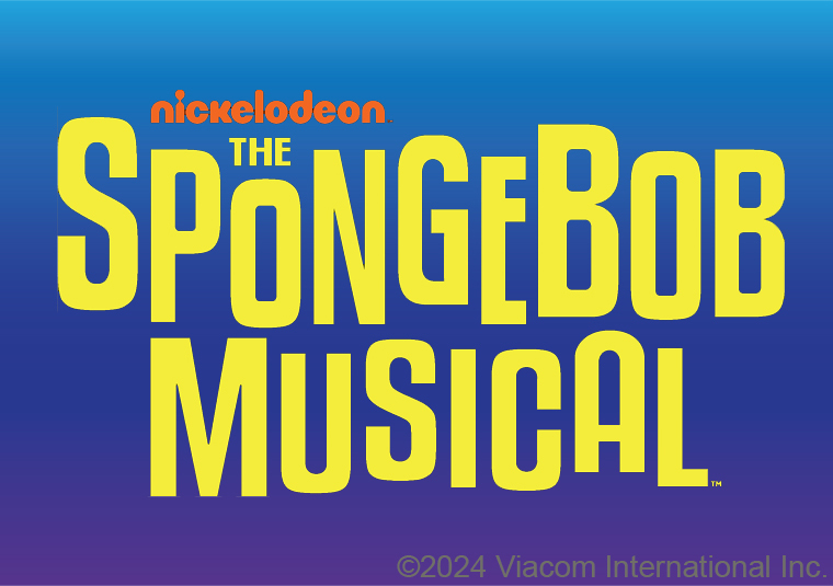 The title of the show in yellow text, on a purple-blue background