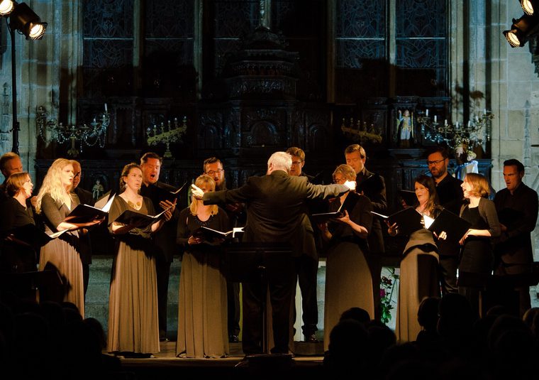 A group of performers